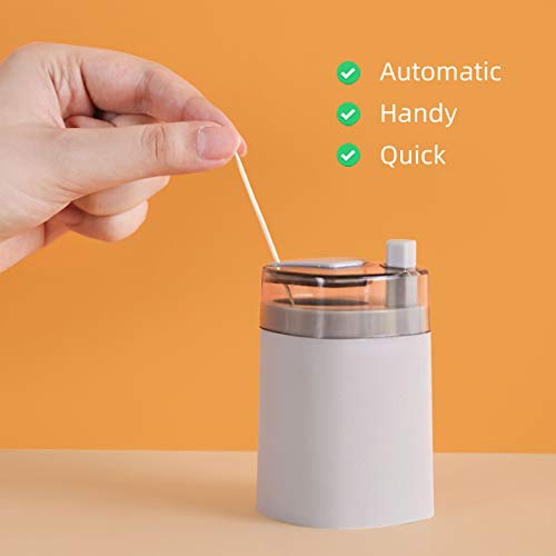 Toothpicks Holder Dispenser, Pop-Up Automatic Tooth Pick Holder Dispenser, Toothpick Storage Box- Grey | The Storepaperoomates Retail Market - Fast Affordable Shopping