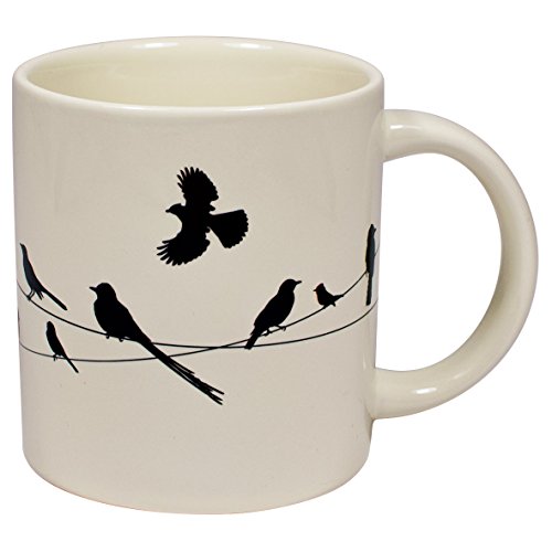 Birds on a Wire Heat Changing Mug – Add Coffee and Colorful Birds Appear | The Storepaperoomates Retail Market - Fast Affordable Shopping