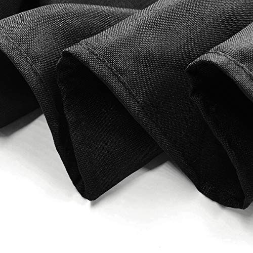 Craft And Party Premium Polyester Tablecloth – 90″ x 156″ Rectangle Black Tablecloth for Wedding, Restaurant or Banquet | The Storepaperoomates Retail Market - Fast Affordable Shopping