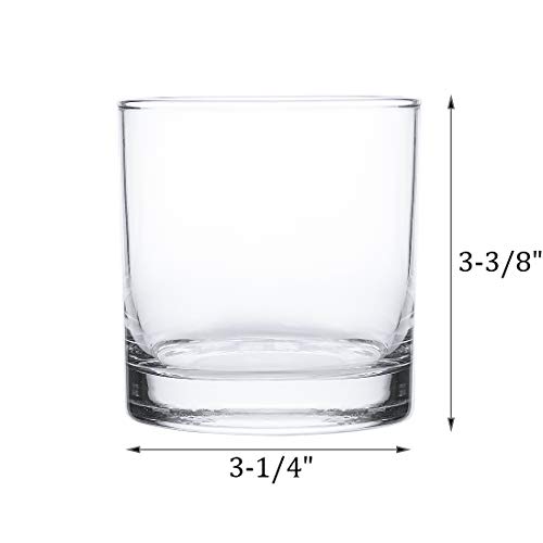 Kingrol 12 Pack Double Old Fashioned Whiskey Glasses, 10 oz Rocks Glasses Drinking Glasses for Scotch, Bourbon, Cocktails, Beverages, Water | The Storepaperoomates Retail Market - Fast Affordable Shopping