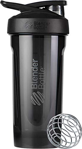BlenderBottle Strada Shaker Cup Perfect for Protein Shakes and Pre Workout, 28-Ounce, Black | The Storepaperoomates Retail Market - Fast Affordable Shopping