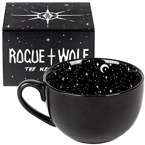Rogue + Wolf Midnight Coffee Large Witch Mug in Gift Box Halloween Decor Spooky Gifts Ghost Fall Mugs for Men Women Goth Witchy Novelty Porcelain Tea Cup Gothic Witchcraft Christmas – 17.6oz 500ml | The Storepaperoomates Retail Market - Fast Affordable Shopping