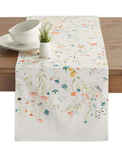 Maison d’ Hermine Colmar 100% Cotton Table Runner for Party | Dinner | Holidays | Kitchen | Spring/Summer (14.5 Inch by 72 Inch) | The Storepaperoomates Retail Market - Fast Affordable Shopping