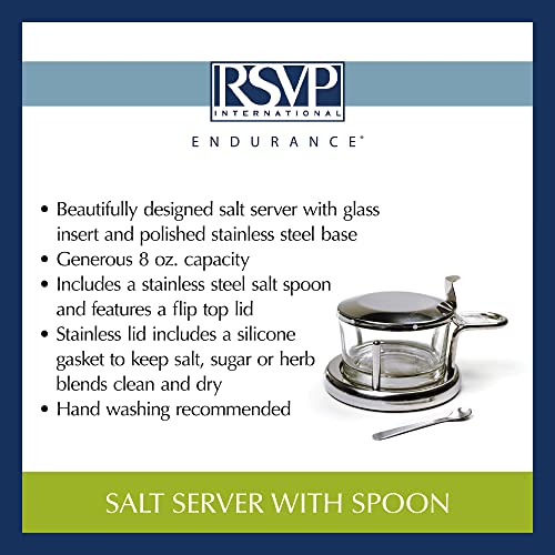 RSVP Endurance Salt Server with Spoon | The Storepaperoomates Retail Market - Fast Affordable Shopping