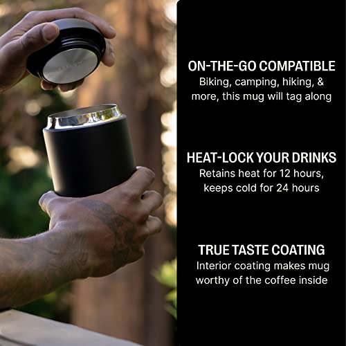 Fellow 12 oz Carter Everywhere Travel Mug – Wide Mouth Vacuum-Insulated Stainless Steel Coffee Mug – Tea and Coffee Tumbler – Travel Coffee Mug with Ceramic Interior – Matte Black | The Storepaperoomates Retail Market - Fast Affordable Shopping