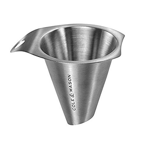 COLE & MASON Salt and Pepper Funnel, Stainless Steel | The Storepaperoomates Retail Market - Fast Affordable Shopping
