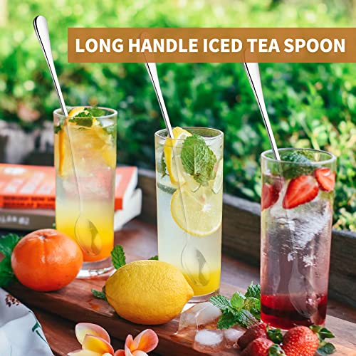 Long Handle Spoon,Bonasen 9.4inch Ice Tea Spoon,Stirring Spoons,Stainless Steel Ice Tea Spoon, Cocktail Spoon, Cocktail Spoon,Tea Spoons Stainless Steel,Coffee Spoons Set of 6 | The Storepaperoomates Retail Market - Fast Affordable Shopping