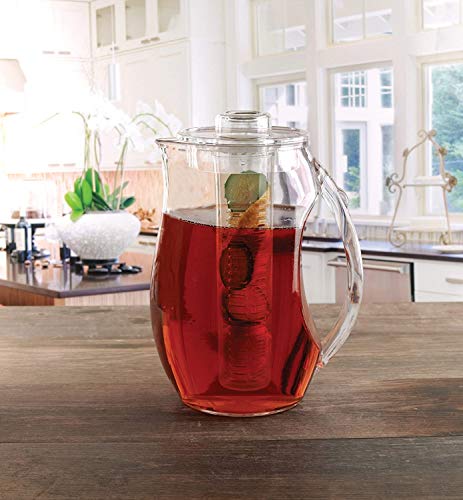 Large Fruit Infuser Water Pitcher (2.9 Quart / 93 Oz) – Shatterproof Acrylic Infusion Jug for Iced Tea, Juice, Beverages, Water, Lemon, Fruit & Herbs – BPA Free | The Storepaperoomates Retail Market - Fast Affordable Shopping
