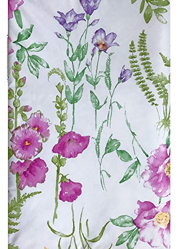Newbridge Easter Wildflower Fields Floral Vinyl Flannel Backed Tablecloth, Spring Wild Flowers Easy Care Vinyl Tablecloth with Flannel Backing, 60 Inch x 84 Inch Oblong/Rectangle | The Storepaperoomates Retail Market - Fast Affordable Shopping