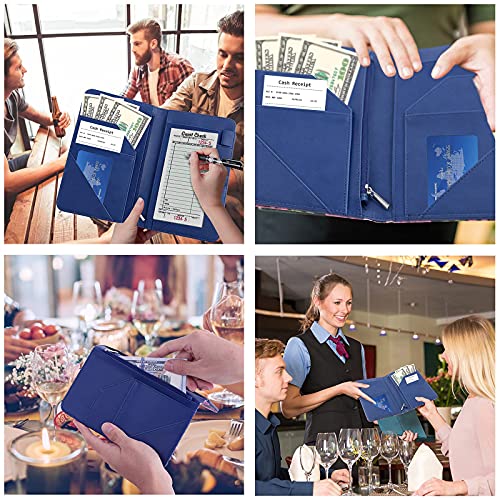 Server Book for Waitress Book Organizer,Upgraded 9 Pockets PU Leather Waiter Wallet,Server Books with Zipper Pocket, Guest Check Holder Serving Book Fit Server Waitress Apron-Sunflowers | The Storepaperoomates Retail Market - Fast Affordable Shopping