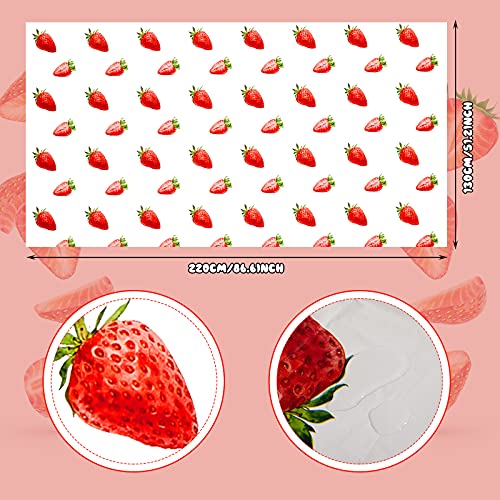 Strawberry Tablecloth Strawberry Birthday Party Decorations Strawberry Tablecovers Plastic Strawberry Tablecloth for Girls Sweet One Party Berry First Birthday Baby Shower Decor Supplies (2 Pieces) | The Storepaperoomates Retail Market - Fast Affordable Shopping