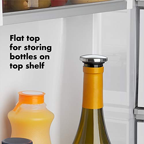 OXO SteeL Expanding Wine Stoppers, 2 Count | The Storepaperoomates Retail Market - Fast Affordable Shopping