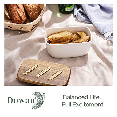DOWAN Butter Dish, Ceramic Butter Dish with Lid and Butter Holder Container with High-quality Silicone Sealing for Countertop, Large Butter Dishes Holds up to 3 Sticks, White Butter Keeper | The Storepaperoomates Retail Market - Fast Affordable Shopping