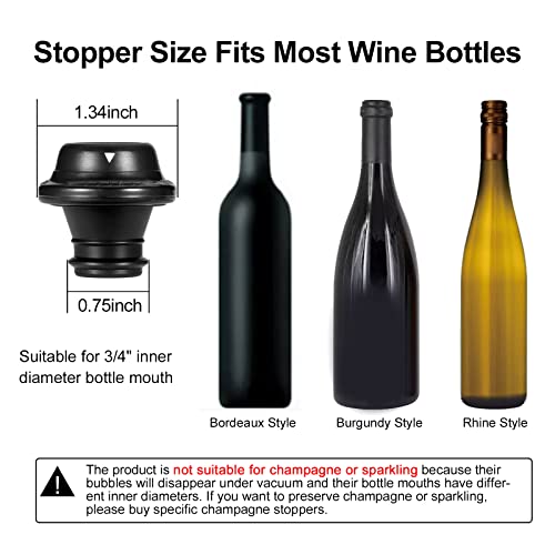 HTSTRAY Premium Wine Stopper – Professional Wine Vacuum Preserver | The Storepaperoomates Retail Market - Fast Affordable Shopping