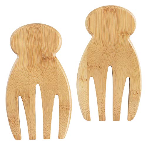 Totally Bamboo Salad Hands, Bamboo Salad Server Set | The Storepaperoomates Retail Market - Fast Affordable Shopping
