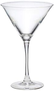 Amazon Basics Chelsea Martini Glass Set, 10-Ounce, Set of 6