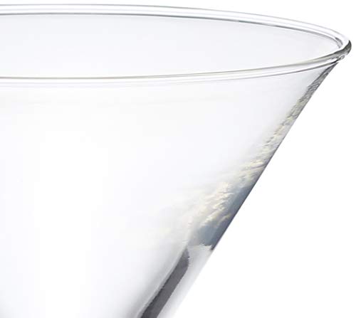Amazon Basics Chelsea Martini Glass Set, 10-Ounce, Set of 6 | The Storepaperoomates Retail Market - Fast Affordable Shopping