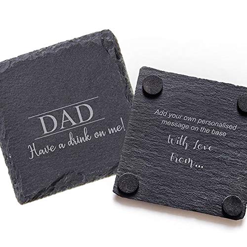 12 Pack 4 x 4 Inch Gorgeous Black Slate Stone Coasters Bulk Square Slate Stone Cup Coaster for Drink Bar Kitchen Home, Handmade Natural Rough Edge, Set of 12 | The Storepaperoomates Retail Market - Fast Affordable Shopping