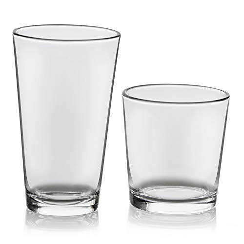 Libbey Flare 16-Piece Tumbler and Rocks Glass Set | The Storepaperoomates Retail Market - Fast Affordable Shopping