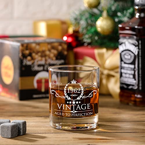 60th Birthday Gifts for Men – 60th Birthday Decorations for Men, Party Supplies – 60th Anniversary, Bday Gifts Ideas for Him, Dad, Husband, Friends – 11oz Whiskey Glass | The Storepaperoomates Retail Market - Fast Affordable Shopping