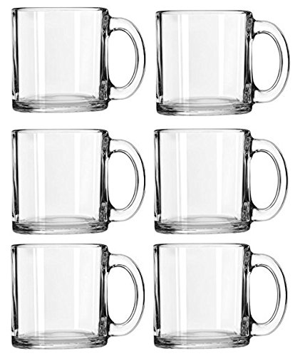 Libbey Crystal Coffee Mug Warm Beverage Mugs Set of (13 oz) (6) | The Storepaperoomates Retail Market - Fast Affordable Shopping