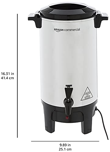 AmazonCommercial Coffee Urn – Aluminum, 40 Cups/6 Liters | The Storepaperoomates Retail Market - Fast Affordable Shopping