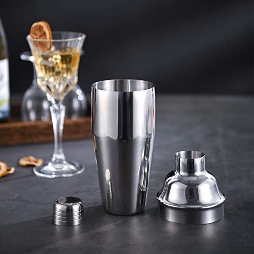 Cocktail Shaker,24 oz Martini Shaker ,Drink Shaker Built-in Strainer,18/8 Stainless Steel Margarita Mixer,Bartender Kit Gifts by LUCKYGOOBO | The Storepaperoomates Retail Market - Fast Affordable Shopping