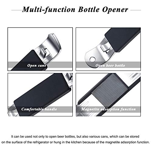 3 Pieces Magnetic Bottle Openers Can Opener Classic Beer Opener Stainless Steel Small Bottle Opener Can Tapper with Magnet for Camping and Traveling HANCELANT | The Storepaperoomates Retail Market - Fast Affordable Shopping