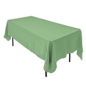 AK TRADING CO. 60 x 102-Inch Rectangular Polyester Tablecloth – Sage