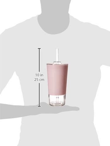 Ello Tidal Glass Tumbler with Straw, Cashmere Pink, 20 oz. (824-0431-075-6) | The Storepaperoomates Retail Market - Fast Affordable Shopping