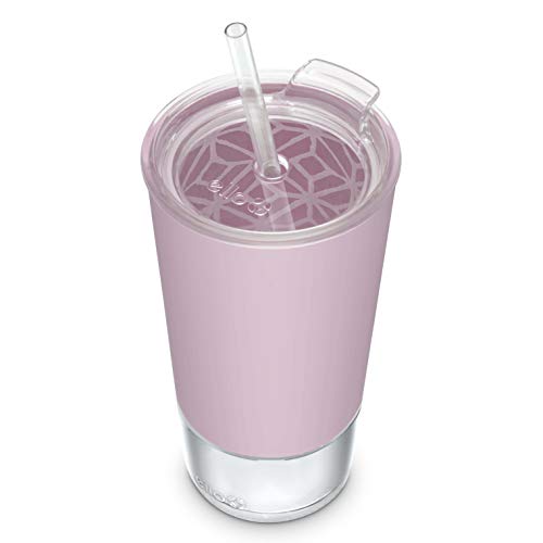 Ello Tidal Glass Tumbler with Straw, Cashmere Pink, 20 oz. (824-0431-075-6) | The Storepaperoomates Retail Market - Fast Affordable Shopping
