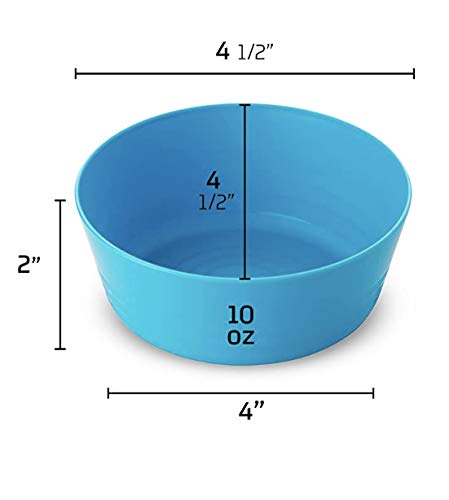 Klickpick Home Set Of 12 Kids colorful Snack Bowls set Toddlers Cereal Bowl Set Children Bowl Kid Microwave Dishwasher Safe BPA Free Bowls – 6 colors | The Storepaperoomates Retail Market - Fast Affordable Shopping