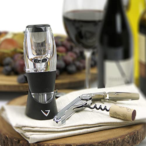 Vinturi Red Wine Aerator Includes Base Enhanced Flavors with Smoother Finish, Black | The Storepaperoomates Retail Market - Fast Affordable Shopping