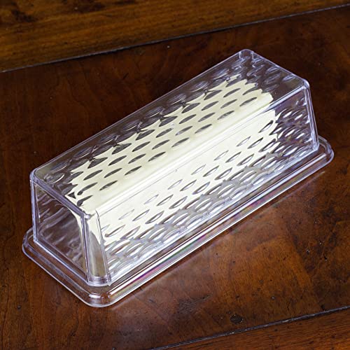 Chef Craft Select Plastic Butter Dish, 7 Inches In Length, Clear | The Storepaperoomates Retail Market - Fast Affordable Shopping