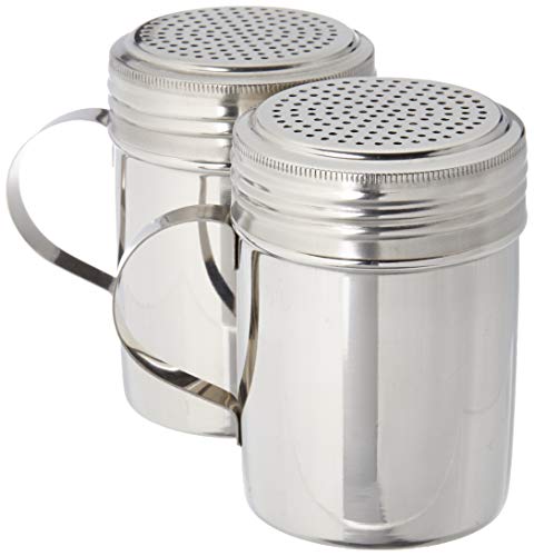 Great Credentials Stainless Steel Versatile Dredge Shaker, Salt, Sugar, Shakers 10 Oz. Each Set of 2 | The Storepaperoomates Retail Market - Fast Affordable Shopping