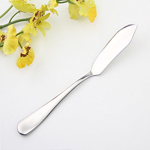 Crysto Stainless Steel Butter Knife, Butter Spreader, Breakfast Spreads,Cheese and Condiments (4pcs) | The Storepaperoomates Retail Market - Fast Affordable Shopping