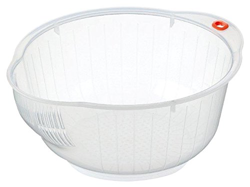 Inomata Japanese Rice Washing Bowl with Strainer, 2 quart | The Storepaperoomates Retail Market - Fast Affordable Shopping
