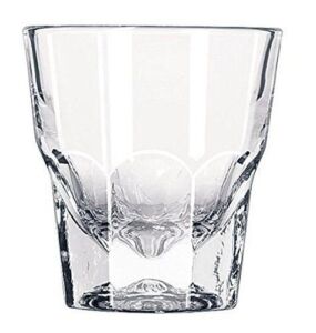 Set of Two Libbey Duratuff Cortado Glasses | Gibraltar Rocks Glass 4.5 OZ ~Paper Coasters Included~