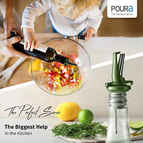 AIRTIGHT Olive Oil Spout for Olive Oil Dispenser – UK Patented Oil Pourer – Hygienic One Handed Open Close Mechanism Keeps Oil Fresh. Dust Caps | Pour Spout Cover | Screens Alternative – Green 2 PCs | The Storepaperoomates Retail Market - Fast Affordable Shopping