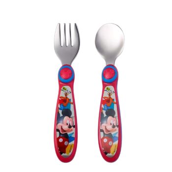 The First Years Disney Baby Mickey Mouse Stainless Steel Flatware for Kids | The Storepaperoomates Retail Market - Fast Affordable Shopping