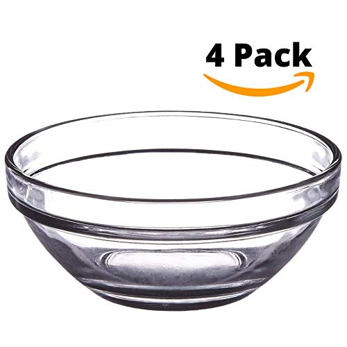 Mini Glass Pinch Prep Bowls Set of 4 | The Storepaperoomates Retail Market - Fast Affordable Shopping