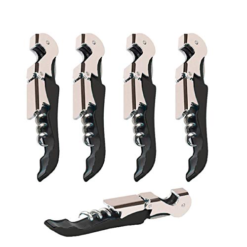 4 Packs Professional Waiter Corkscrew Wine Openers Set,Upgraded With Heavy Duty Stainless Steel Hinges Wine Key for Restaurant Waiters, Sommelier, Bartenders | The Storepaperoomates Retail Market - Fast Affordable Shopping