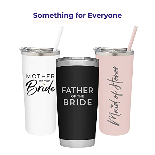 SassyCups Mrs. Tumbler Cup | The Mrs. Est. 2022 Engraved Stainless Steel Vacuum Insulated For Bride Tumbler | Bride to Be Gifts | Bride 2022 | Bridal Shower Gift | Engagement Gift | Bachelorette | The Storepaperoomates Retail Market - Fast Affordable Shopping