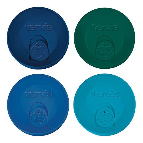 Tervis Travel Lid Assorted 16oz 4pk, Assorted Navy Green Blue Turquoise | The Storepaperoomates Retail Market - Fast Affordable Shopping