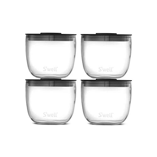 S’well Prep Food Glass Bowls – Set of 4, 8oz Bowls – Make Meal Prep Easy and Convenient – Leak-Resistant Pop-Top Lids – Microwavable and Dishwasher-Safe, clear (14208-B20-69800) | The Storepaperoomates Retail Market - Fast Affordable Shopping