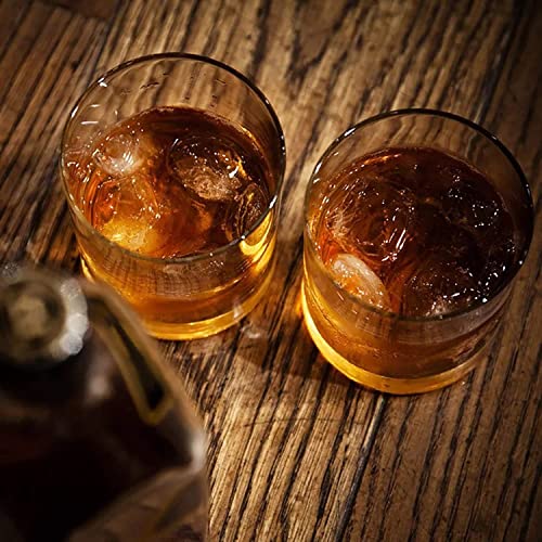Whiskey Glasses-Premium 12 OZ Scotch Glasses Set of 6 /Old Fashioned Whiskey Glasses/Great Gift for Scotch Lovers/Style Glassware for Bourbon/Rum glasses/Bar Tumbler Whiskey Glasses, Clear | The Storepaperoomates Retail Market - Fast Affordable Shopping