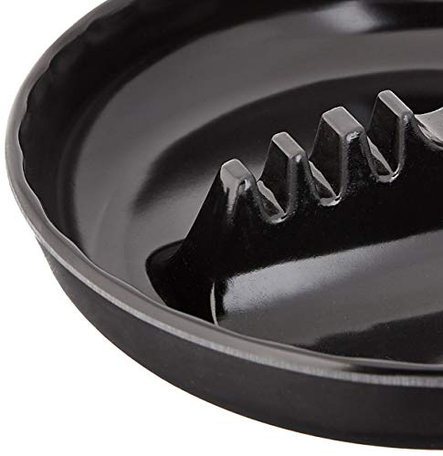 Fox Run 6121 Melamine Ash Tray, 6.75 x 6.75 x 1.25 inches, Black | The Storepaperoomates Retail Market - Fast Affordable Shopping