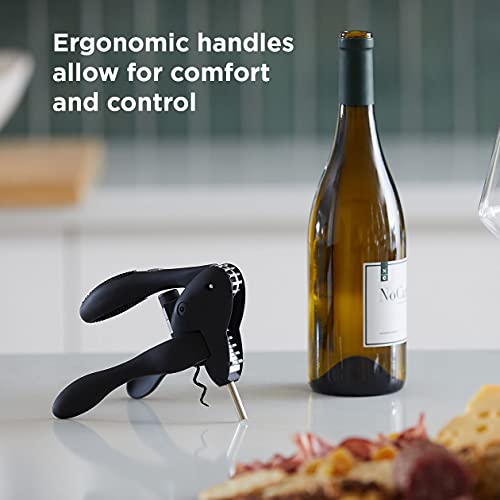 Rabbit Wine Corkscrew with Foil Cutter, 1 EA, Black | The Storepaperoomates Retail Market - Fast Affordable Shopping