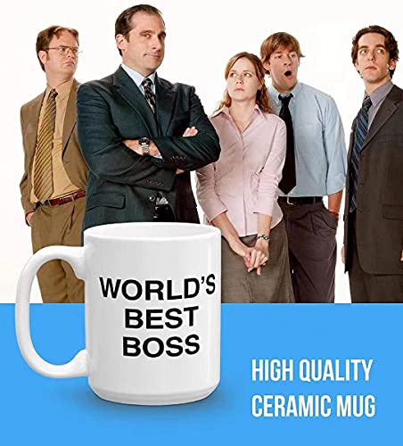 Deoqash The Office-World’s Best Boss Mug,Dunder Mifflin Ceramic Mug-11 oz | The Storepaperoomates Retail Market - Fast Affordable Shopping