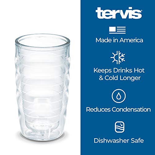 Tervis Big Sis Tumbler with Wrap and Fuchsia Lid 10oz Wavy, Clear | The Storepaperoomates Retail Market - Fast Affordable Shopping